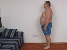 Kamioák Bogdan se dopracoval tuným a sladkým jídlem a na váhu 130 kilogram.
