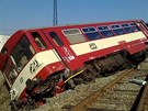 Ve Velkých Pavlovicích vykolejil osobní vlak po sráce s nákladním autem. (5.