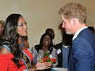 Princ Harry a Miss Bahamy 2011 Anastagia Pierre 