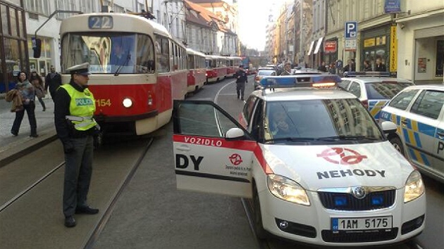 Pepaden Raiffeisen bank ve Splen ulici v Praze.