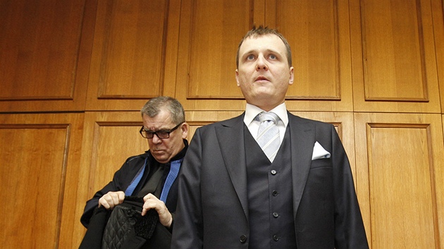 Vít Bárta pi jednání Obvodního soudu pro Prahu 5. (5. bezna 2012)