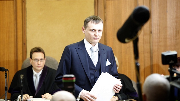 Vít Bárta při jednání Obvodního soudu pro Prahu 5. (5. března 2012)