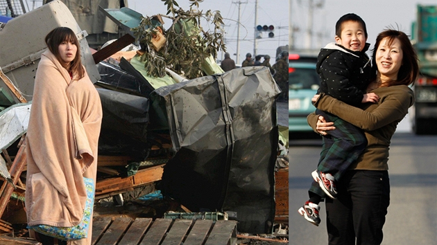 Juko Sugimotov dva dny po deru tsunami a na stejnm mst rok pot.