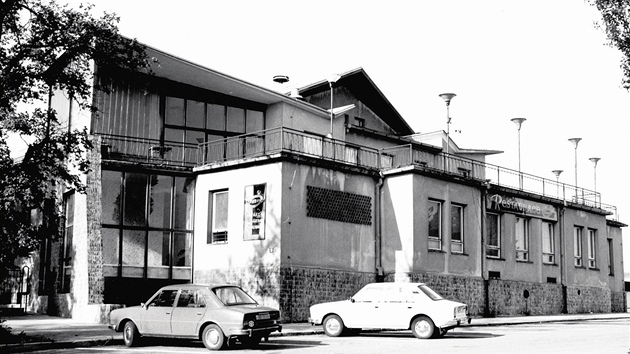 Jabloneck restaurace Stelnice v 80. letech