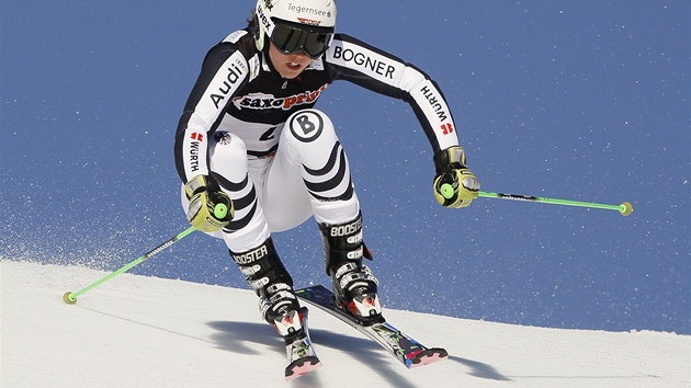 Viktoria Rebensburgová v obím slalomu v Ofterschwangu  