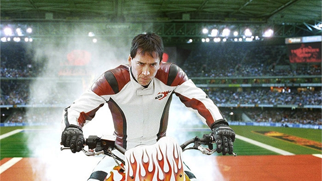 Nicolas Cage jako kaskadér Johnny Blaze ve filmu Ghost Rider (2007)