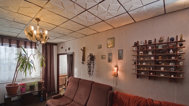 Ilustra�ní foto: stropní kazety z polystyrenu zdobí dodnes mnohý panelákový byt.