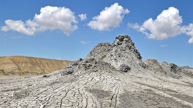 Bahenní sopka v Gobustánu