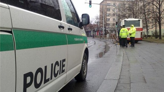 Ve Vrovicch narazil autobus do stromu (8. bezna 2012)
