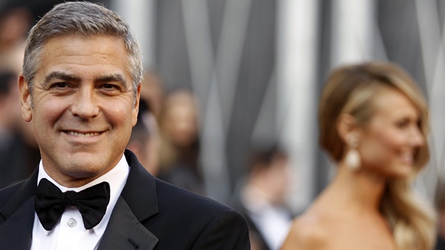 George Clooney a Stacy Keiblerová