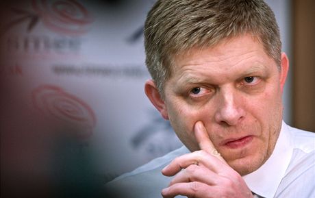 Pedseda Smru Robert Fico po uzavení volebních místností