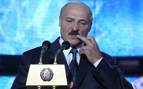 Bloruský prezident Alexandr Lukaenko musel rozhodnout národní finále pvecké soute. Ilustraní foto