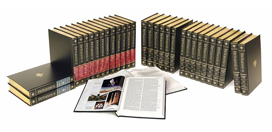 Největší tištěná encyklopedie světa Encyclopaedia Britannica