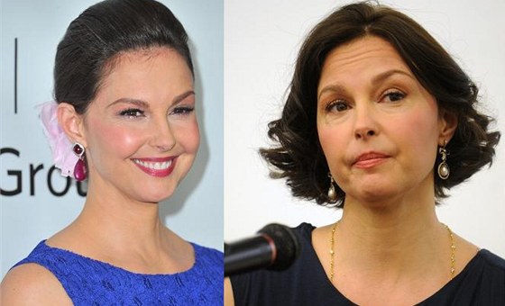 Ashley Juddová v  lednu a beznu