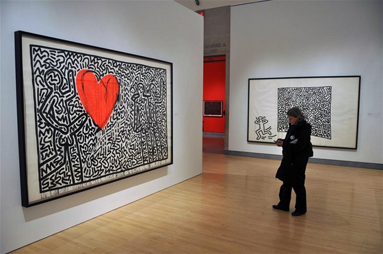 Brooklynské muzeum v New Yorku vystavuje rané dílo Keithe Haringa
