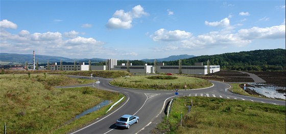 Vizualizace továrny firmy Behr, která má vyrst v ostrovském prmyslovém parku. 