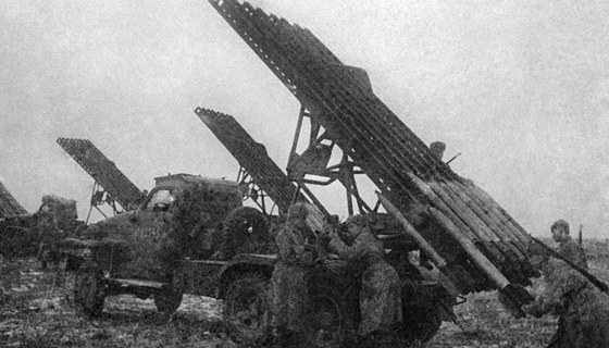 Odpalovae raket Kaua na dobové fotografii z roku 1943