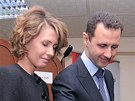 Syrský prezident Baár Asad se svojí enou Asmou na archivním snímku.
