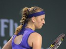 NEDAILO SE. Petra Kvitová v duelu s Christinou McHaleovou na turnaji v Indian