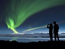 Polární záe nad Islandem