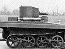 Amphibious Tank Model 1931 byl prvním obojivelným tankem, který plaval díky...