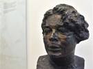 Busta eny Frantika Kupky Eugenie je vystavena v ostravské Galerii výtvarného