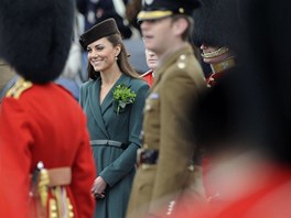 Vévodkyn z Cambridge Catherine se k oslavám dne sv. Patrika pipojila pi...
