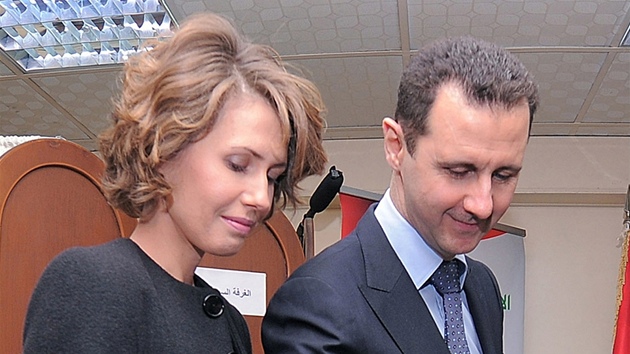 Syrský prezident Baár Asad se svojí enou Asmou na archivním snímku.