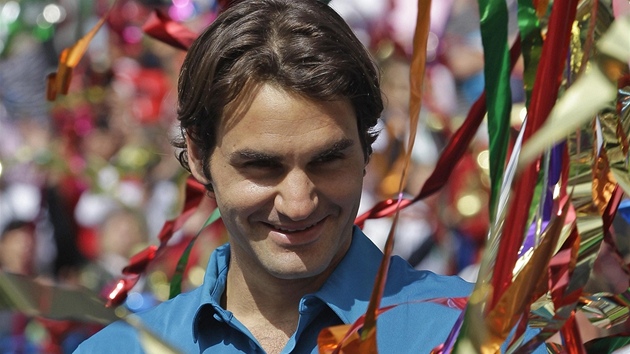 OPT Z. vcarsk tenista Roger Federer vyhrl letos u tet turnaj ATP.