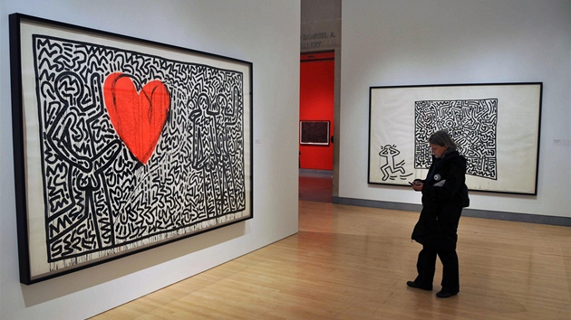 Brooklynské muzeum v New Yorku vystavuje rané dílo Keithe Haringa