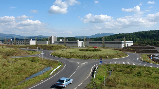Vizualizace továrny firmy Behr, která má vyrst v ostrovském prmyslovém parku. 