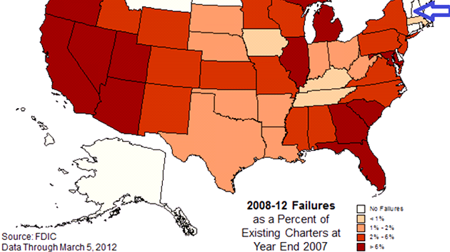 Mapa Spojených stát. Modrá ipka vlevo nahoe ukazuje, kde leí stát New