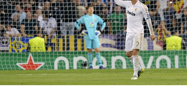 KANONÝR. Cristiano Ronaldo z Realu Madrid zvýil proti CSKA Moskva na 2:0.