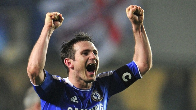 POVEDLO SE. Záloník Frank Lampard se raduje z postupu Chelsea do tvrtfinále