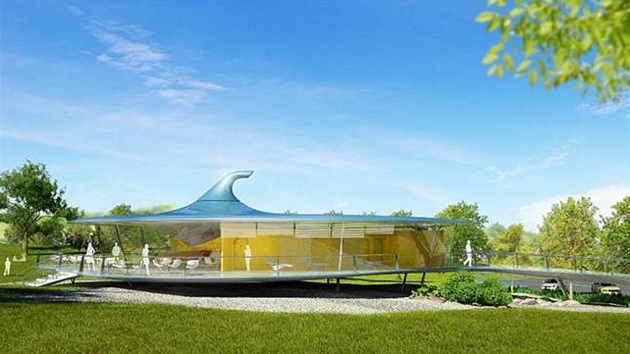U zámku Konopi�t� na Bene�ovsku vznikne podle návrhu architekta Kaplického klub Volavka.