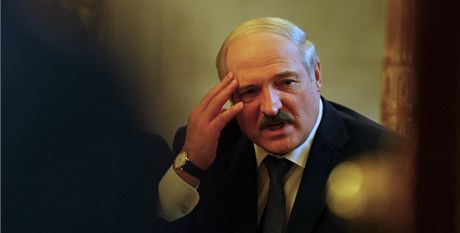Bloruský prezident Alexandr Lukaenko (20. bezna 2012)
