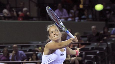 Barbora Zhlavov-Strcov na turnaji v Miami