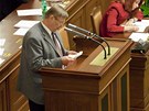 Hovoí komunistický poslanec Miroslav Grebeníek