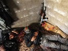 Snímek váleného fotografa Jonathana Alpeyrie ze Sýrie, bezen 2012