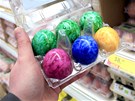Tesco prodává vaená barvená vejce, jsou levnjí, ne ta erstvá