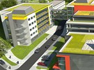 Vizualizace modernizovanho arelu nemocnice v Nchod