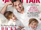 Ricky Martin a jeho dvojata Matteo a Valentino na titulní stran panlského...