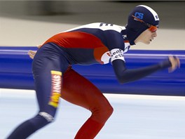 JAKO VÍTR. eská rychlobruslaka Martina Sáblíková vyhrála závod na 5 000 metr...