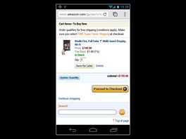 Amazon mobiln verze