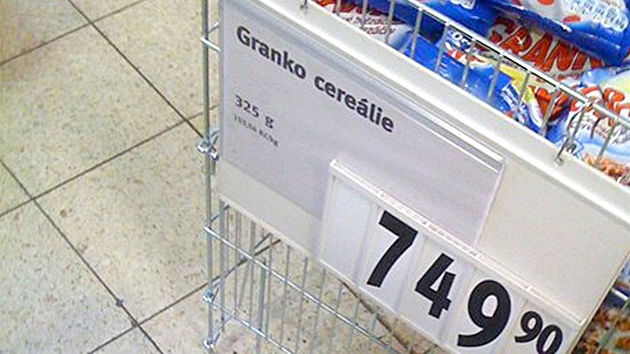 tená napsal: Inflace v obchodu na Olanském námstí.