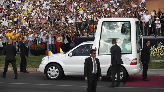 Pape Benedikt XVI. pi nvtv mexickho msta Guanajuato