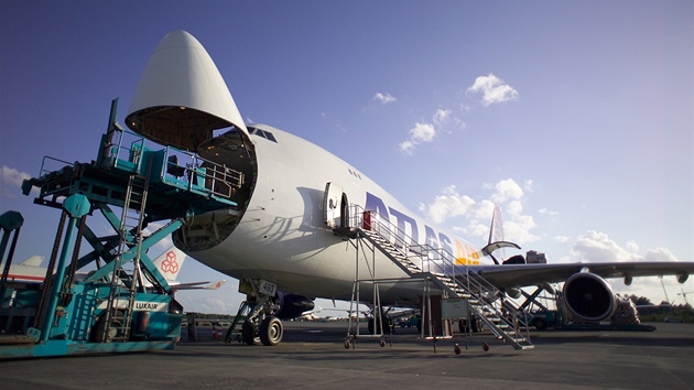 Nákladní letadlo spolenosti Panalpina.