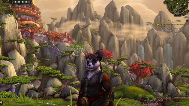 World of Warcraft: Mists of Pandaria - startovní zóna psobí optimisticky. 
