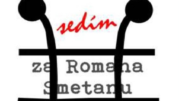Návrh loga, které píznivci Romana Smetany íí na podporu odsouzeného idie.