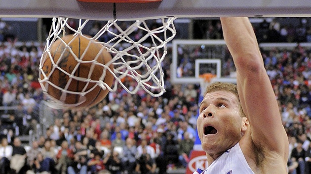 Blake Griffin z LA Clippers ve své obvyklé podob - jako smea.